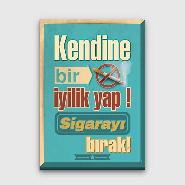 Sigarayı Bırak Motive Edici Posteri – 1288