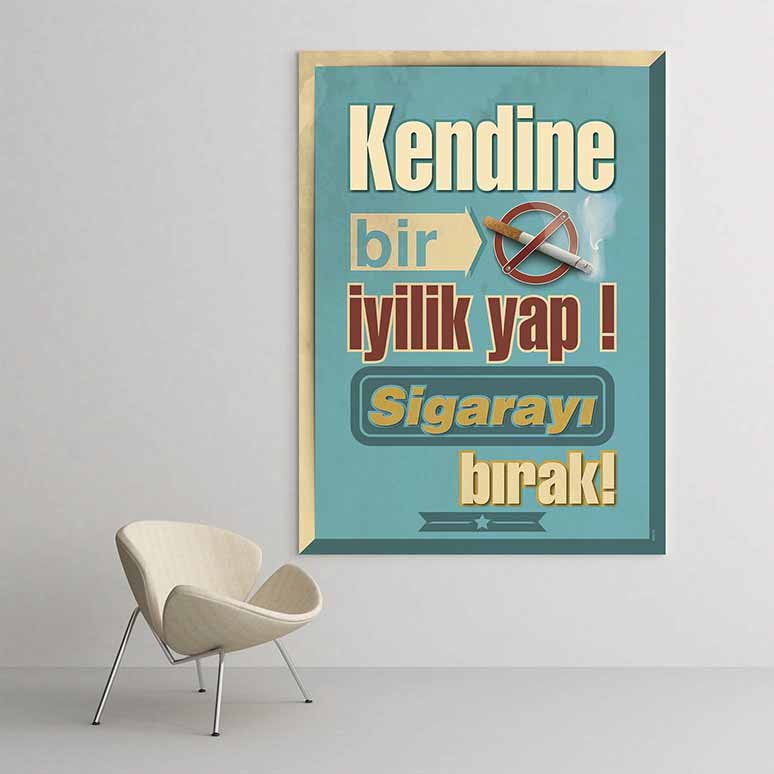 Sigarayı Bırak Motive Edici Posteri – 1288
