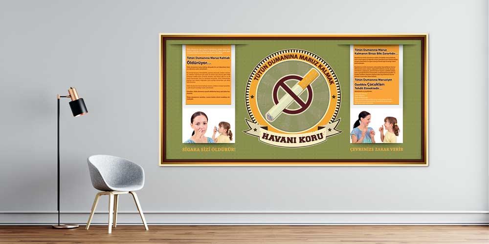 Sigaranın Zararları Bilgilendirme Panosu 1316