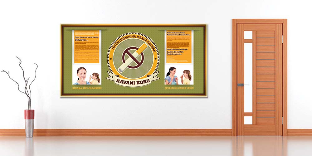 Sigaranın Zararları Bilgilendirme Panosu 1316