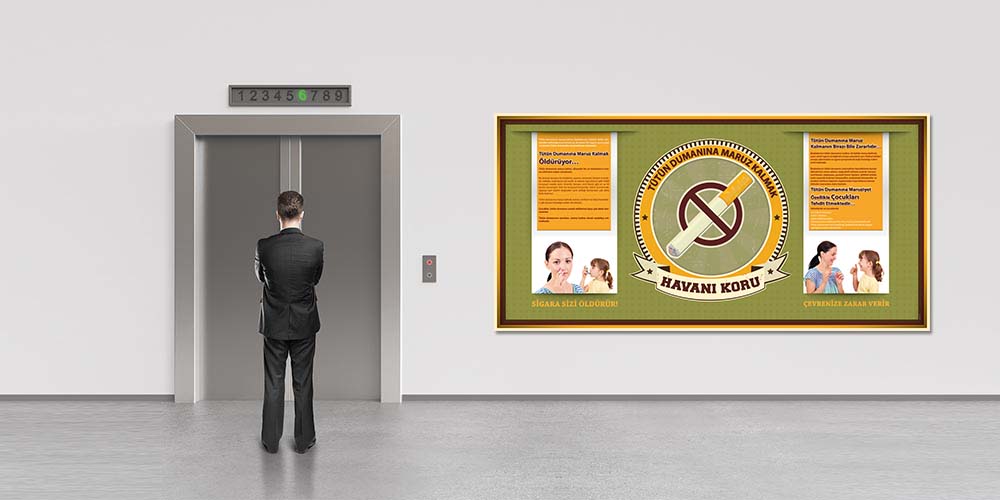 Sigaranın Zararları Bilgilendirme Panosu 1316