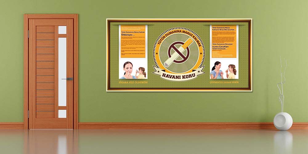 Sigaranın Zararları Bilgilendirme Panosu 1316