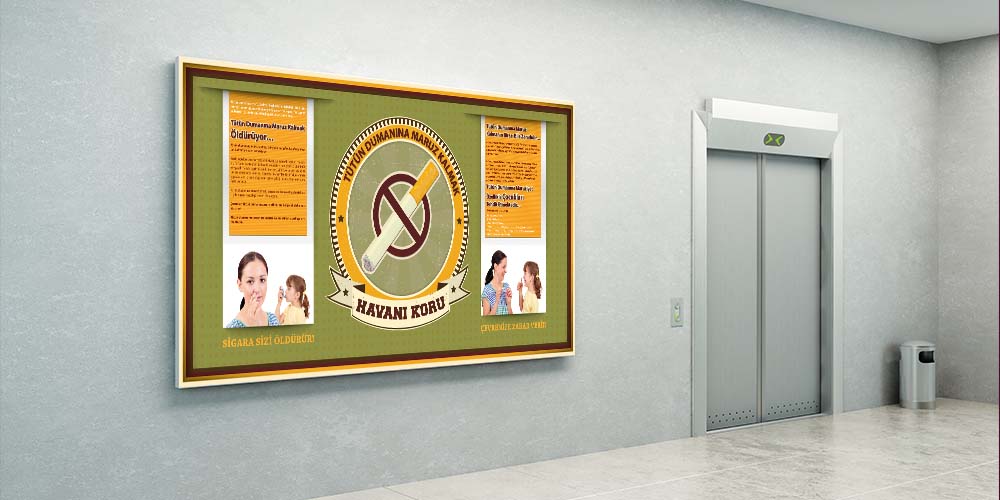 Sigaranın Zararları Bilgilendirme Panosu 1316