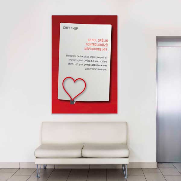 Check-up Genel Sağlık Kontrolü Bilgilendirme Panosu – 1585
