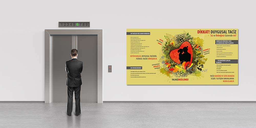 hastane-dekorasyonu-1635-01 Duygusal Taciz Bilgilendirme Posteri - Anne ve Bebek Güvenliği 1635