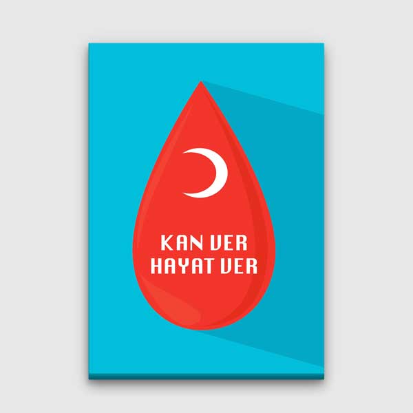 Kan Ver Hayat Ver Temalı Kan Bağışı Tablosu – 1666