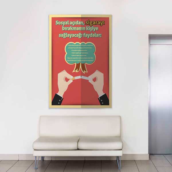 Sigarayı Bırakmanın Sosyal Faydaları Posteri – 1312