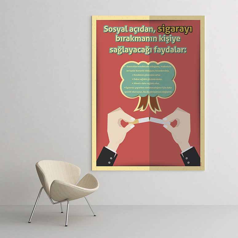 Sigarayı Bırakmanın Sosyal Faydaları Posteri – 1312