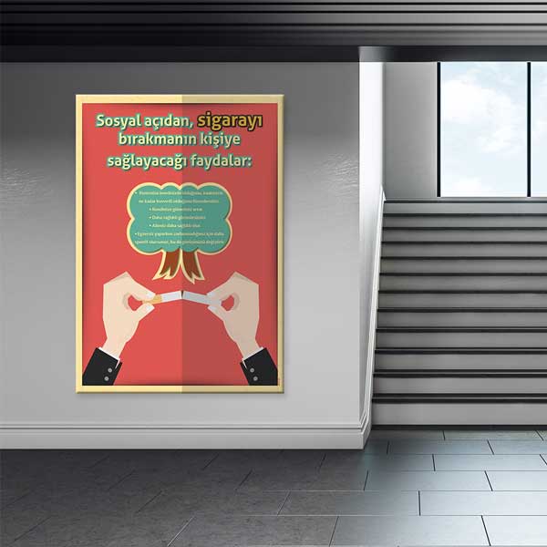 Sigarayı Bırakmanın Sosyal Faydaları Posteri – 1312