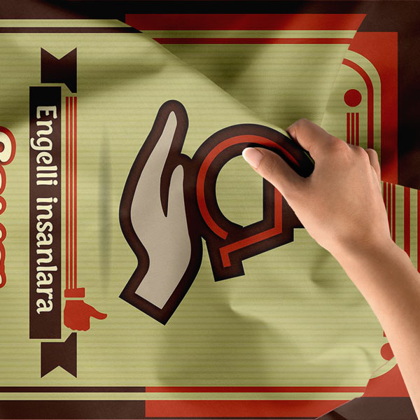 Engelliye Saygı Duvar Örtüsü 8500