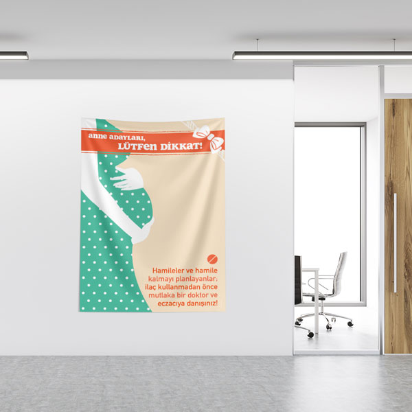 Hamilelik Bilgilendirme Duvar Örtüsü 8514