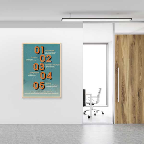 Akıl Sağlığı İçin 5 Öneri Kanvas Tablo – 1238