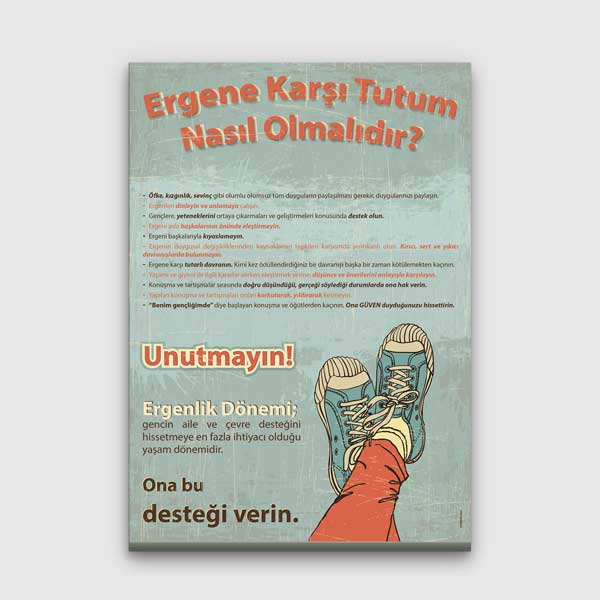 Ergene Karşı Tutum Poster Tablo – 1242