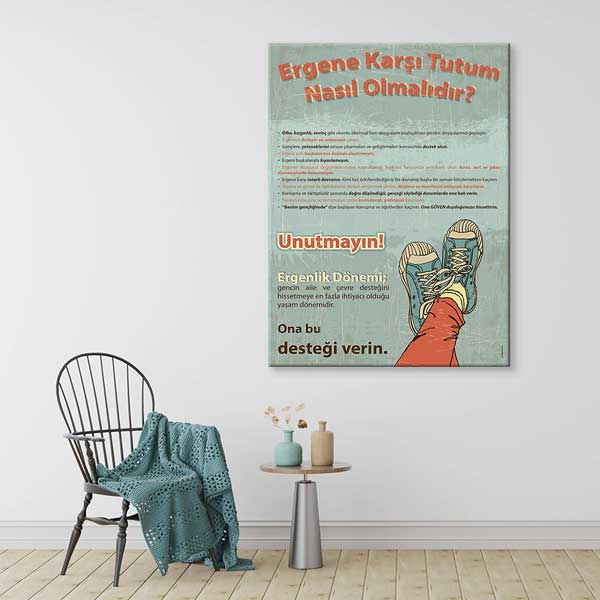 Ergene Karşı Tutum Poster Tablo – 1242