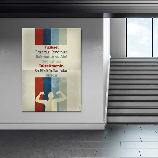 Akıl ve Beden Sağlığı Poster Tablo – 1245