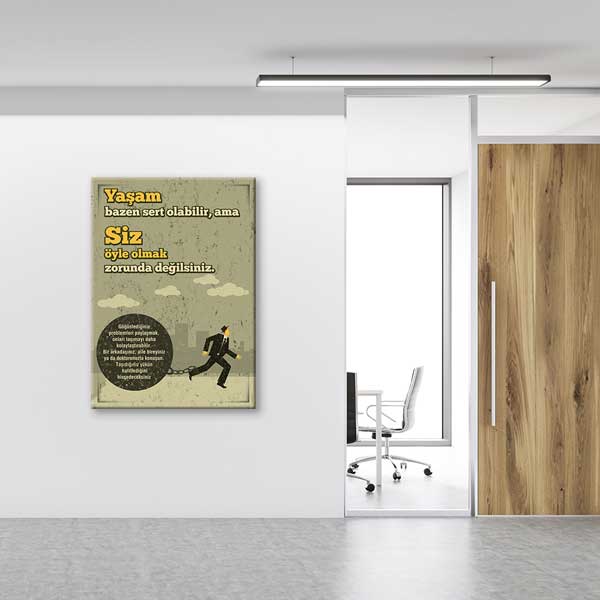 Eksik Parça Temalı Puzzle Kanvas Tablo – 1267