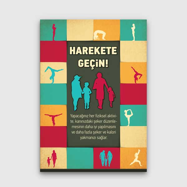 Harekete Geçin Sağlık ve Spor Temalı Duvar Tablosu – 1385