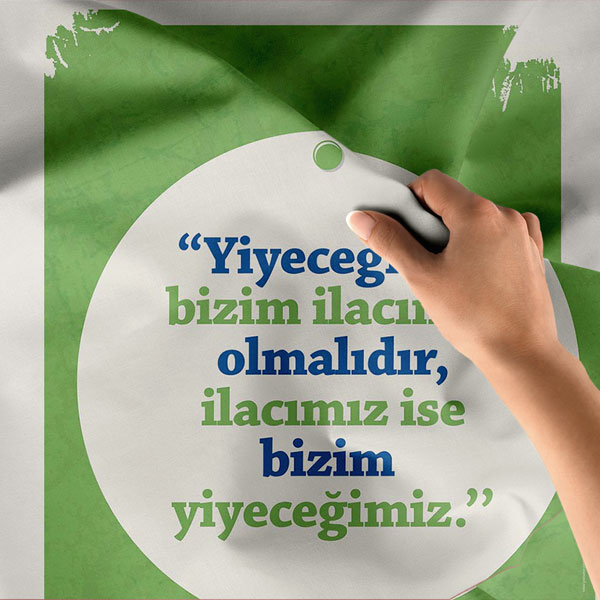 hastane-duvar-dekoru-8489-04 Hipokrat Sözü "Yiyeceğimiz İlacımızdır" Temalı Duvar Örtüsü 8489