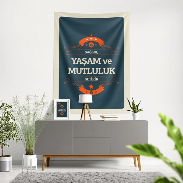 hastane-duvar-dekoru-8491-00 Sağlık, Yaşam ve Mutluluk Getirir Duvar Örtüsü 8491