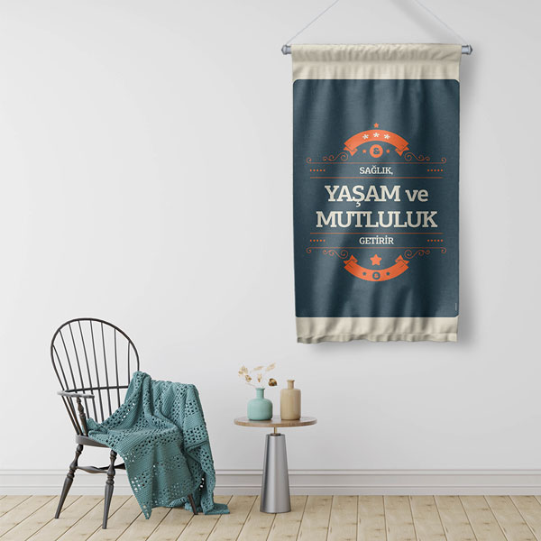 hastane-duvar-flama-8177-01 Sağlık Yaşam Mutluluk Duvar Flaması 8177