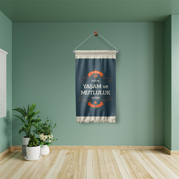 hastane-duvar-flama-8177-03 Sağlık Yaşam Mutluluk Duvar Flaması 8177