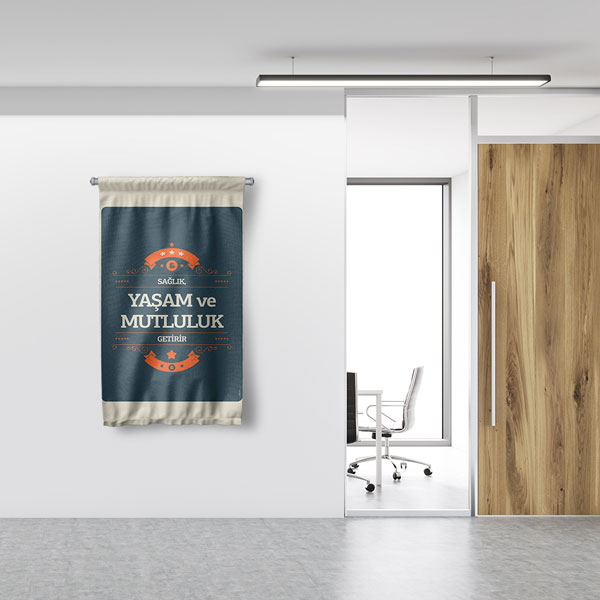 hastane-duvar-flama-8177-04 Sağlık Yaşam Mutluluk Duvar Flaması 8177