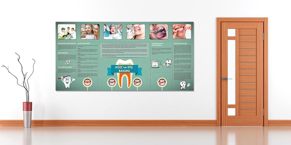 Ağız ve Diş Sağlığı Duvar Dekoru – 1193