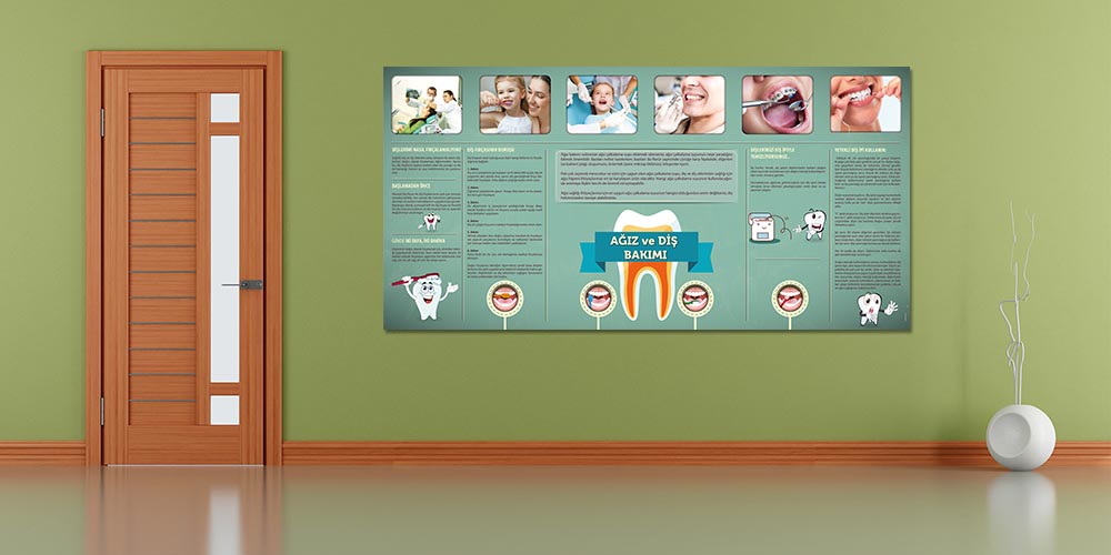 Ağız ve Diş Sağlığı Duvar Dekoru – 1193