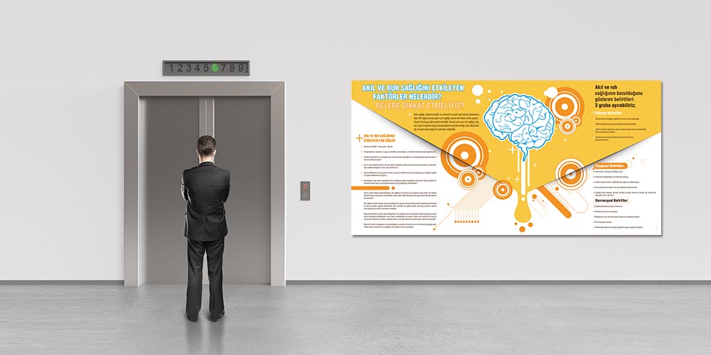 Akıl ve Ruh Sağlığı Bilgilendirme Duvar Dekoru 1227