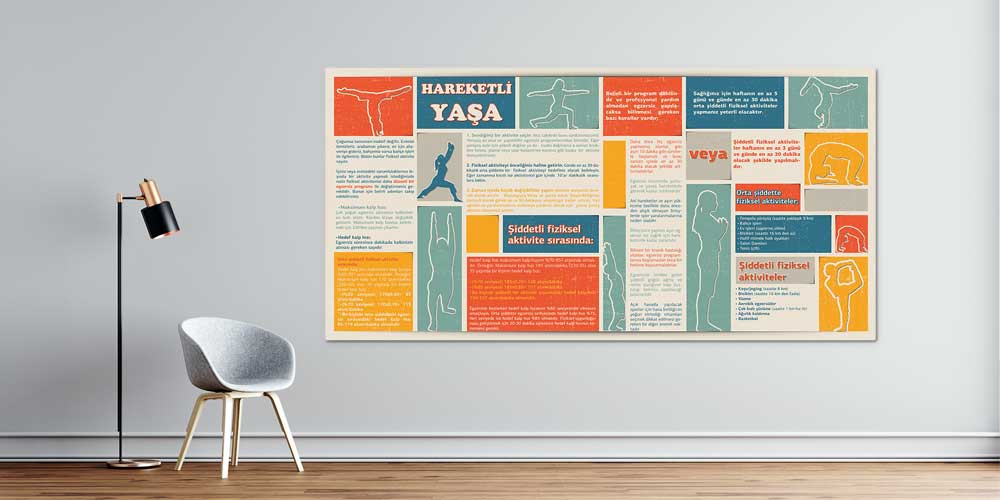 Hareketli Yaşa Fiziksel Aktivite Bilgilendirme Posteri 1388