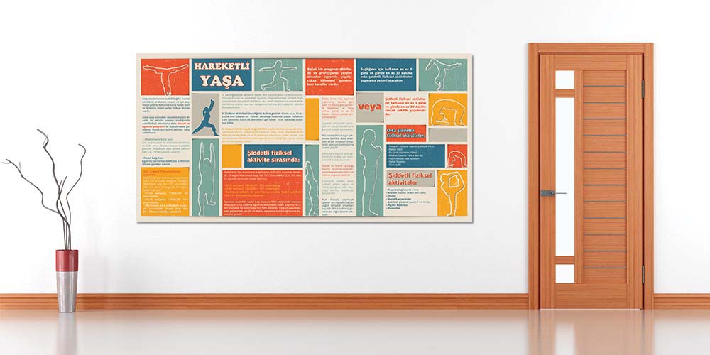 Hareketli Yaşa Fiziksel Aktivite Bilgilendirme Posteri 1388