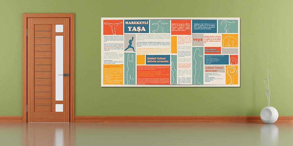 Hareketli Yaşa Fiziksel Aktivite Bilgilendirme Posteri 1388