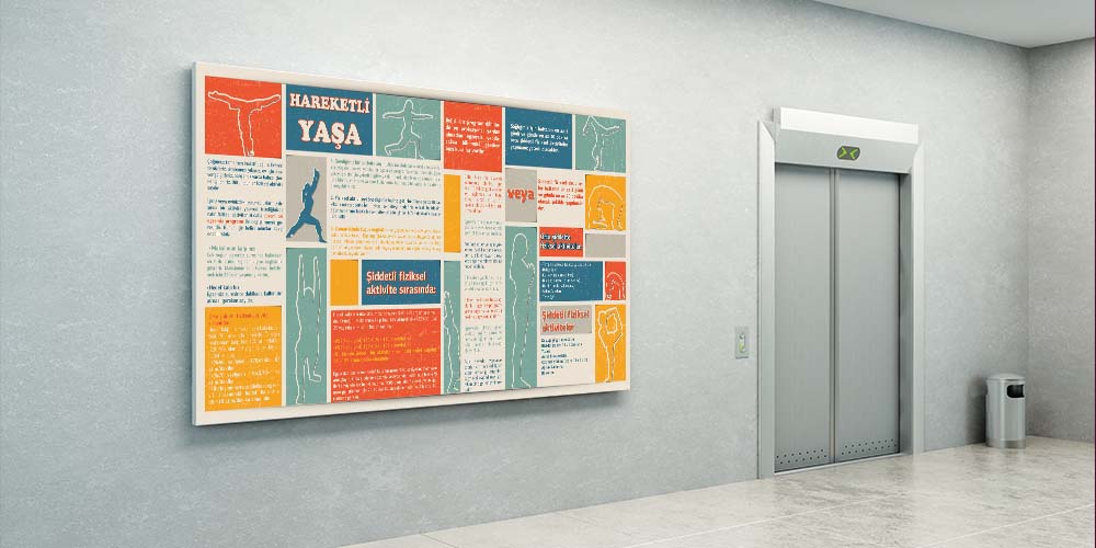 Hareketli Yaşa Fiziksel Aktivite Bilgilendirme Posteri 1388