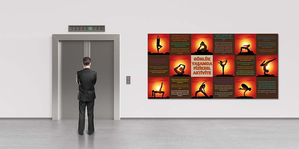 Günlük Yaşamda Fiziksel Aktivite Poster Seti 1389