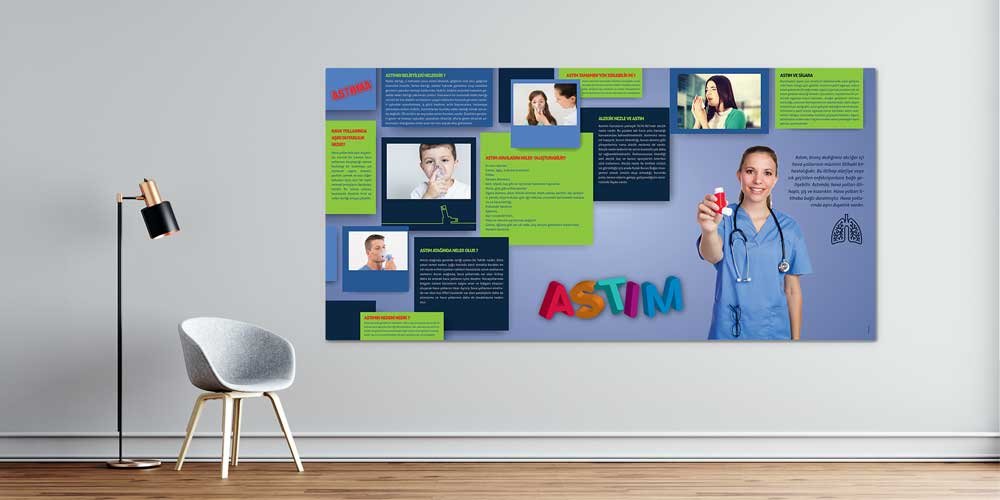 hastane-duvar-malzemeleri-1810-0 Astım Bilgilendirme ve Farkındalık Panosu (Hemşireli) 1810