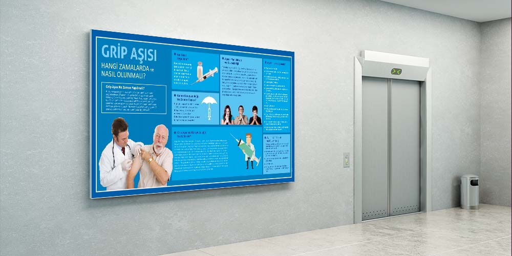 Grip Aşısı Hakkında Bilgilendirme Panosu 1816