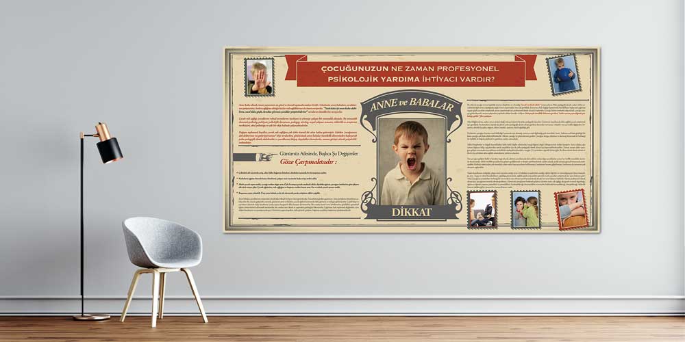 Akıl Sağlığı Konulu Psikoloji Bilgilendirme Panosu 1229
