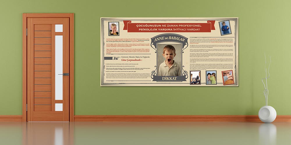 Akıl Sağlığı Konulu Psikoloji Bilgilendirme Panosu 1229