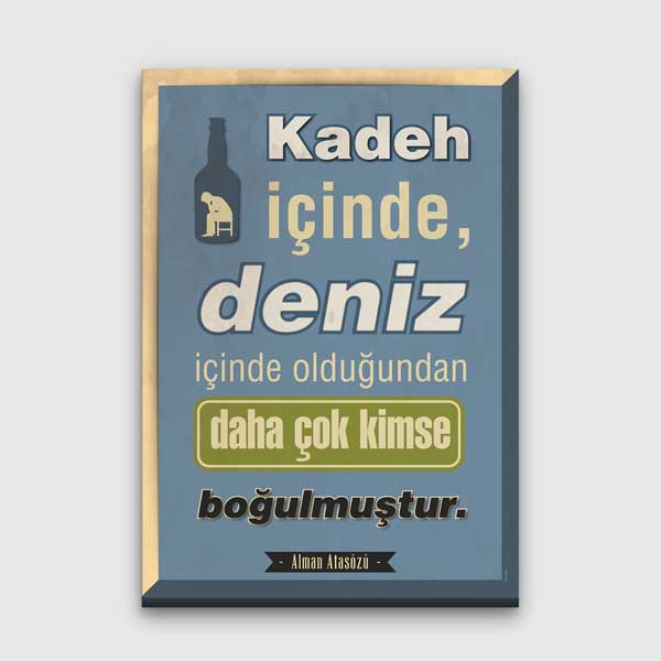 Alkol Bağımlılığı Motive Edici Posteri – 1277