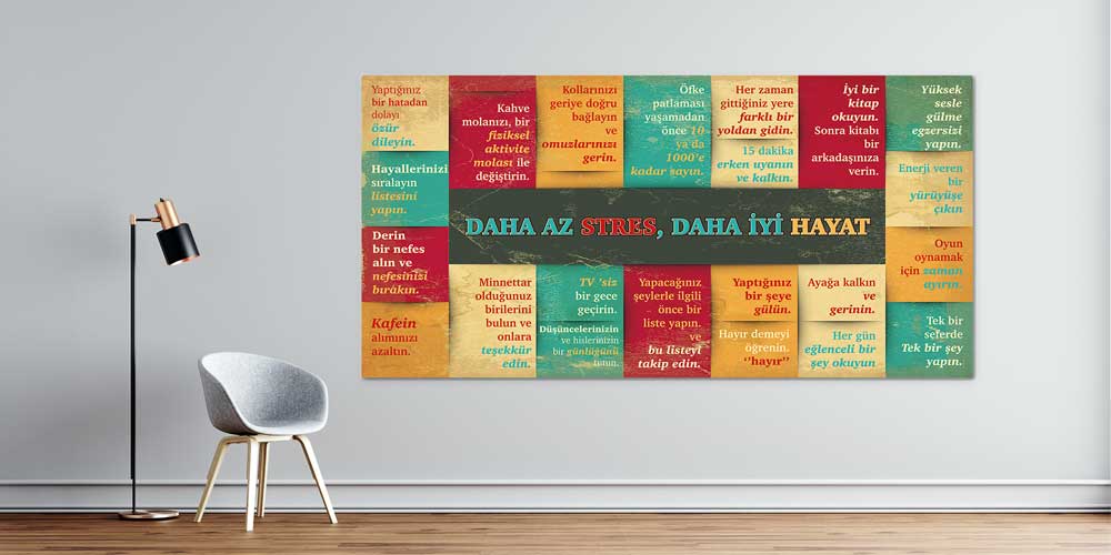 Stres Yönetimi ve Motivasyon Panosu 1230
