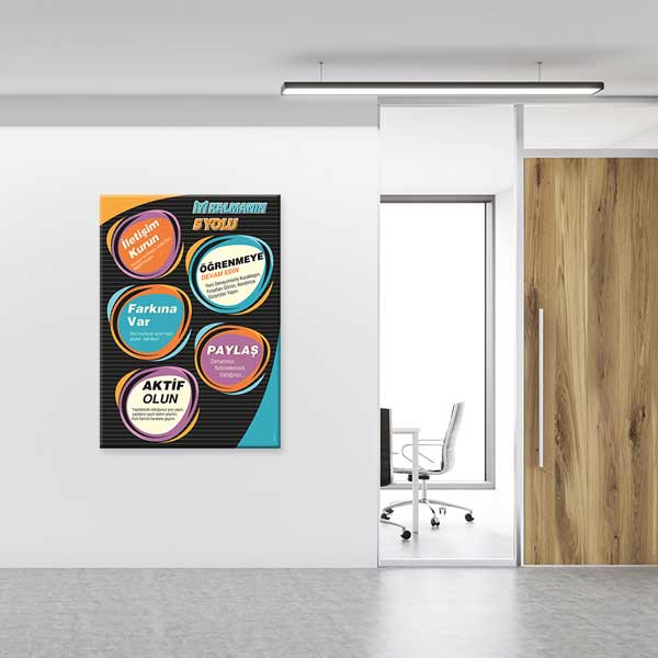 İyi Kalmanın 5 Yolu Kanvas Tablo – 1239