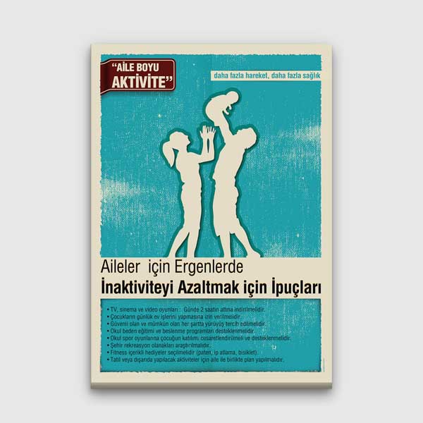 Ergenlerde İnaktiviteyi Azaltma İpuçları Tablosu – 1367