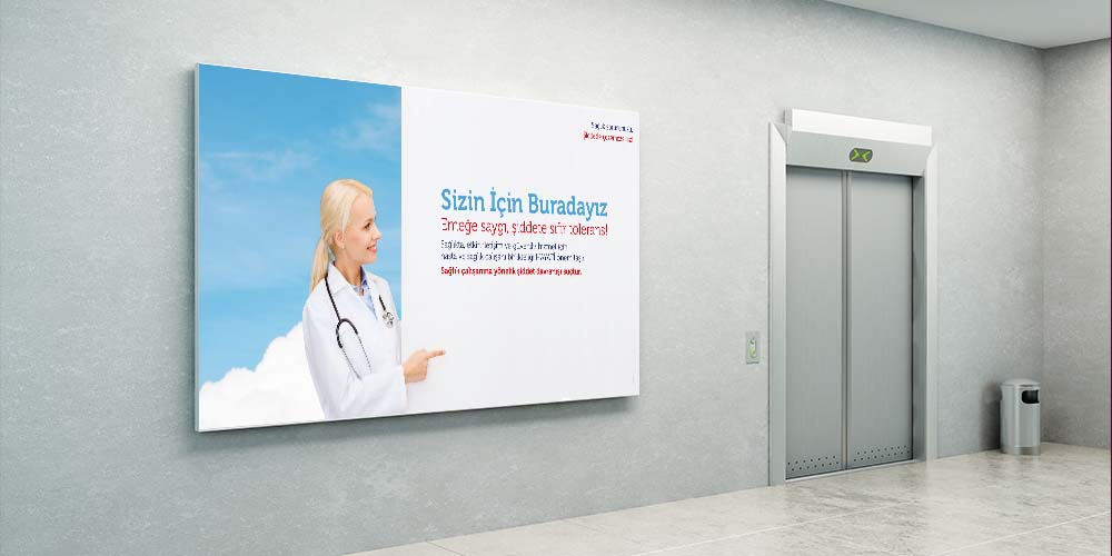 Sağlıkta Şiddet Karşıtı Büyük Ebat Poster  1836