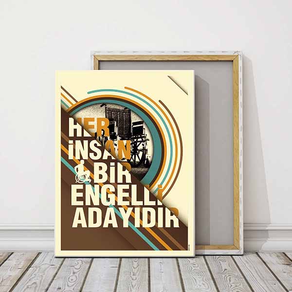 hastane-duvar-tablolari-2018-03 "Her İnsan Bir Engelli Adayıdır" Sosyal Mesajlı Duvar Tablosu – 2018