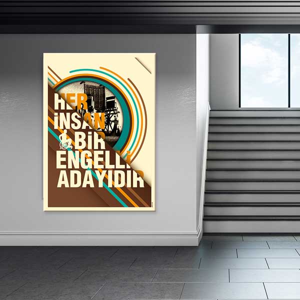 hastane-duvar-tablolari-2018-05 "Her İnsan Bir Engelli Adayıdır" Sosyal Mesajlı Duvar Tablosu – 2018