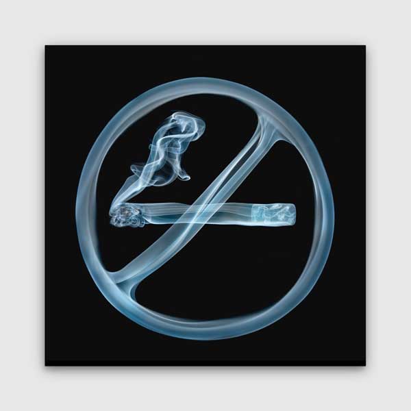 Tütün ve Duman Figürlü Sigara Yasak Tablosu – 4012