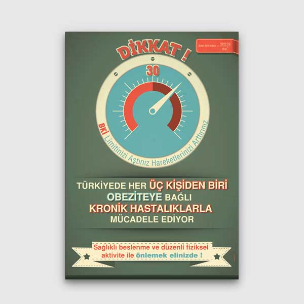 Obezite Farkındalık Poster Tablosu – 1495