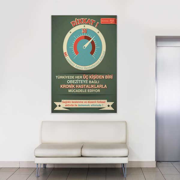 Obezite Farkındalık Poster Tablosu – 1495