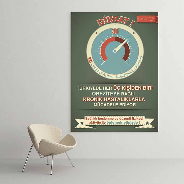 Obezite Farkındalık Poster Tablosu – 1495