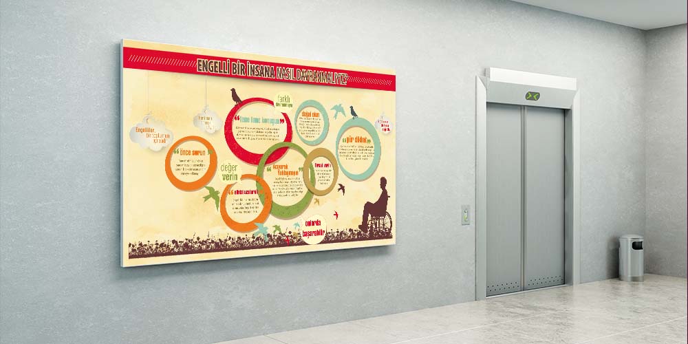 Engelli Bireylere Yaklaşım Posteri 4024